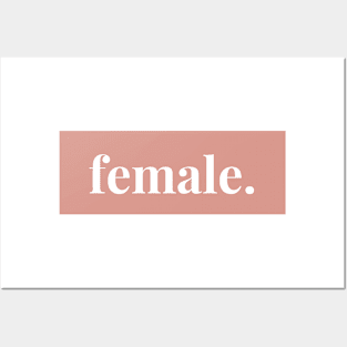 female. 3 Posters and Art